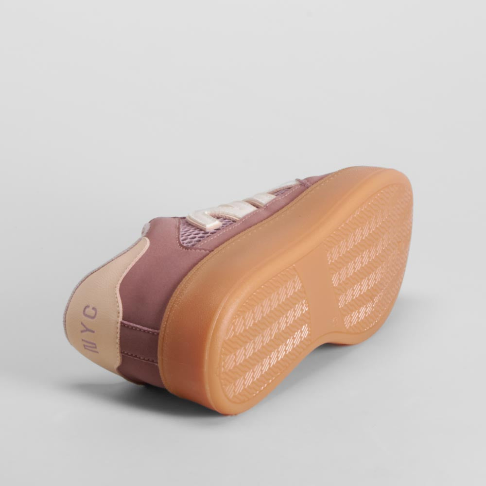 Sneaker retro mesh rosa NYC