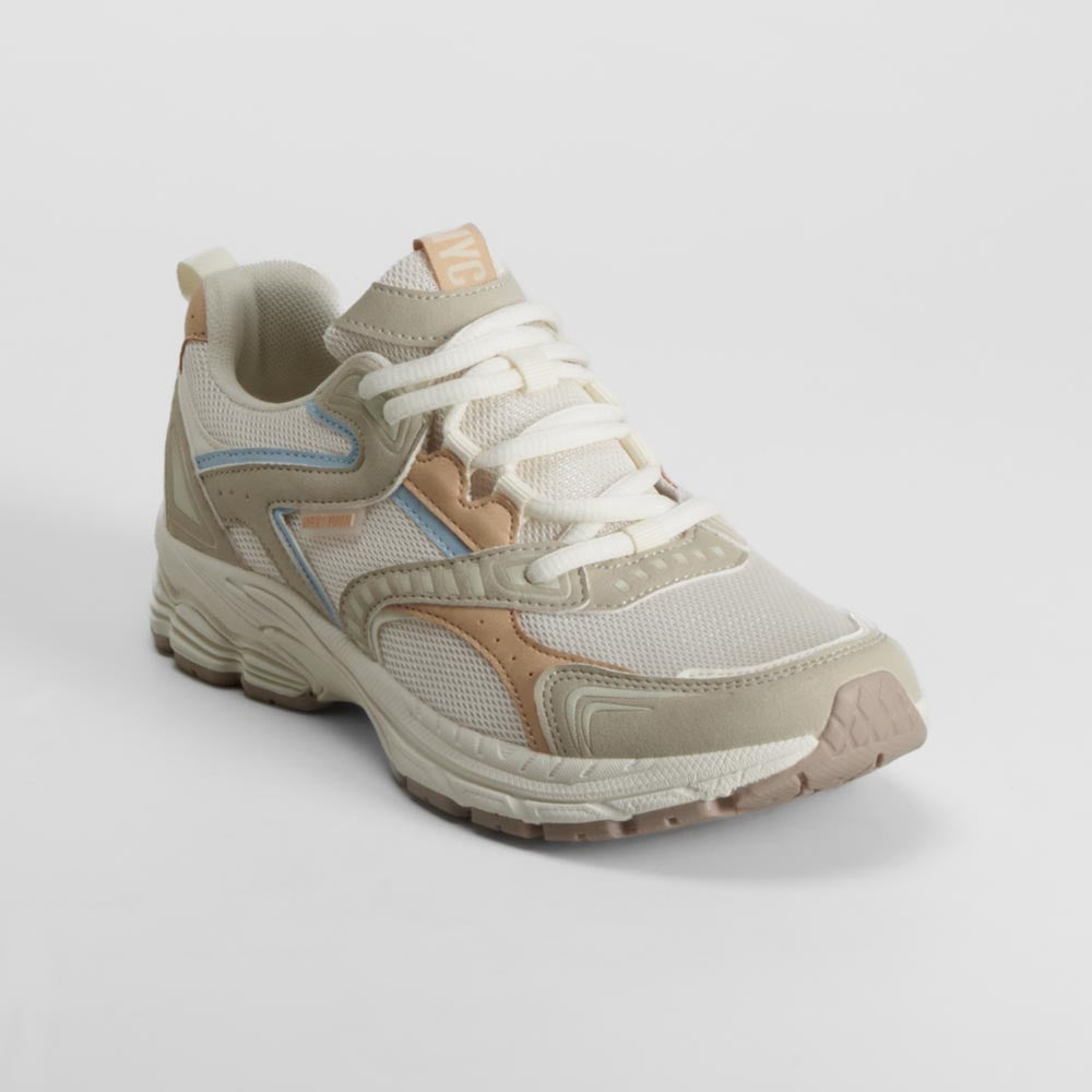 Zapatilla deportiva running beige NYC
