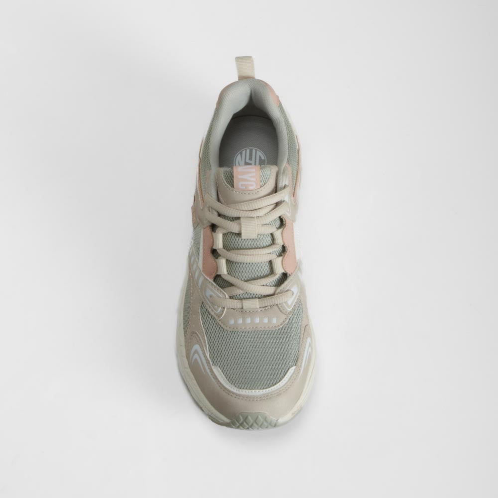 Zapatilla deportiva running verde NYC