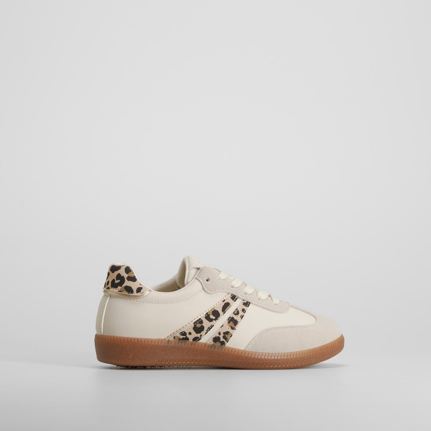 Sneaker suela caramelo animal print beige NYC