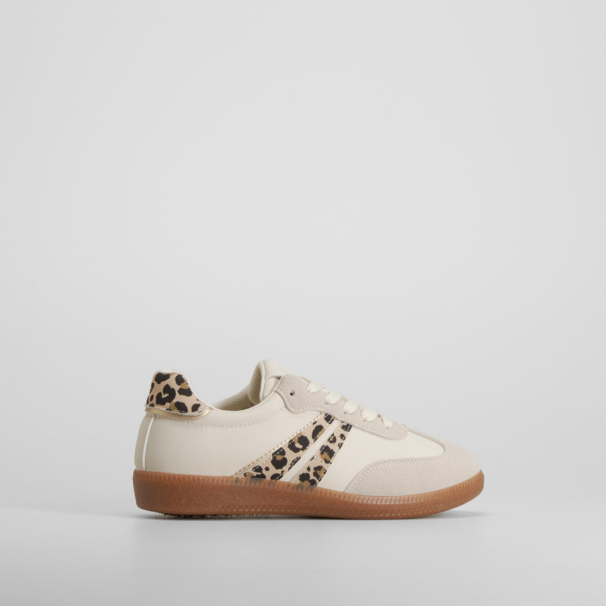 Sneaker suela caramelo animal print beige NYC