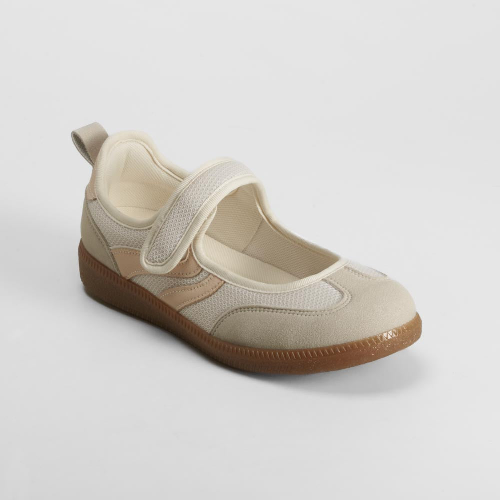 Bailarina deportiva velcro beige NYC