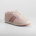 Sneaker pespuntes rosa NYC