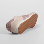 Sneaker pespuntes rosa NYC