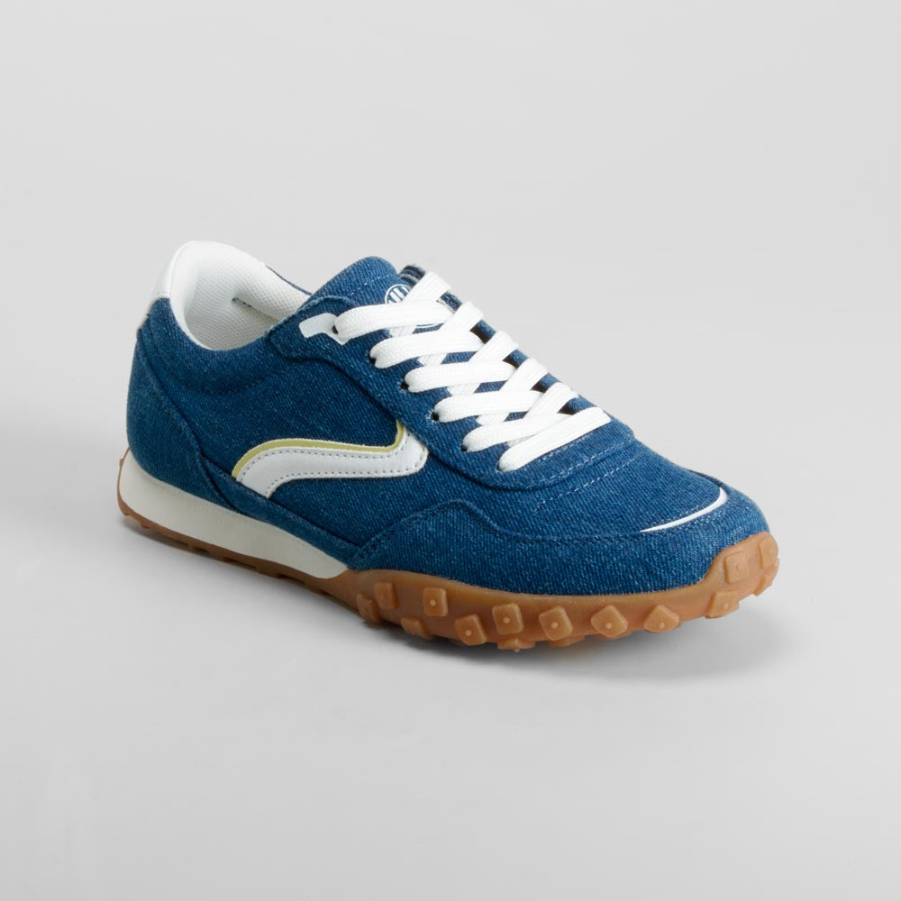 Sneaker azul y blanca NYC