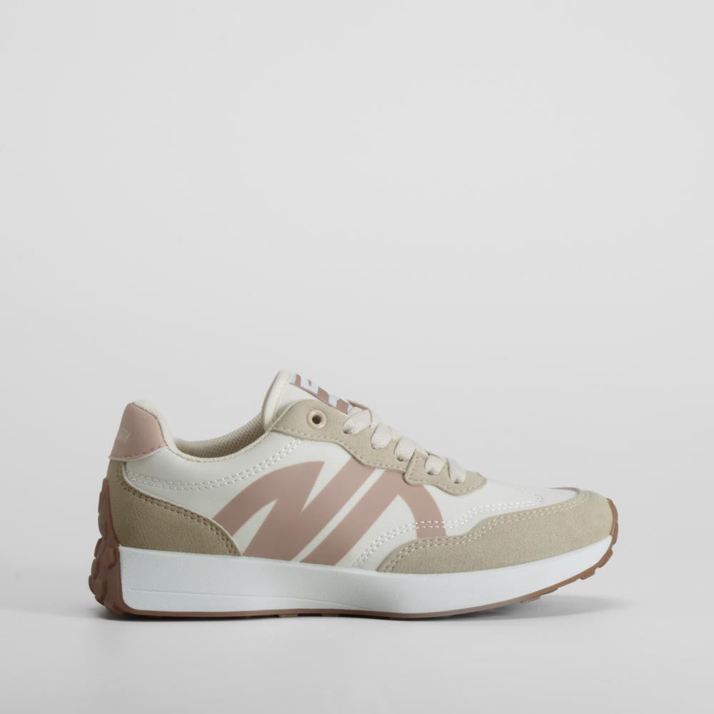 Zapatilla retro jogging beige NYC