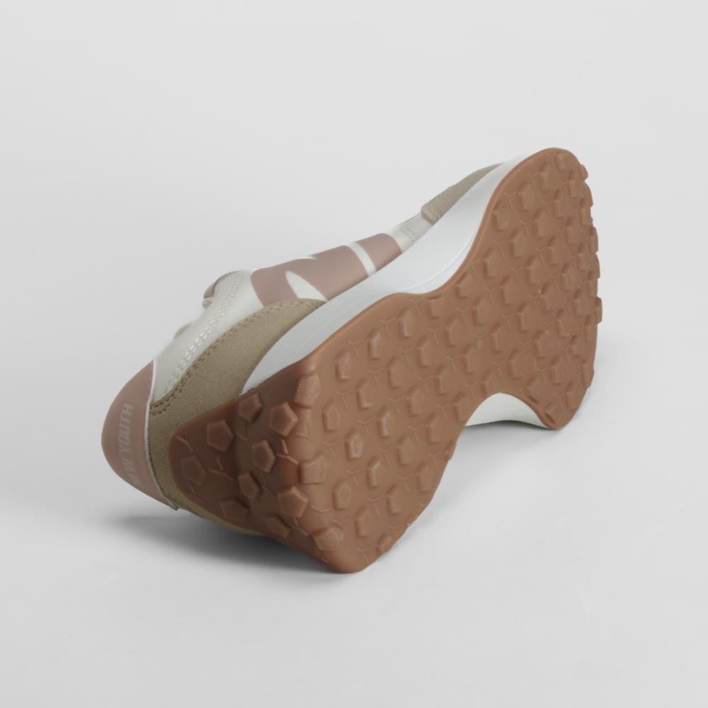 Zapatilla retro jogging beige NYC