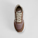 Zapatilla retro jogging marrón NYC