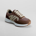 Zapatilla retro jogging marrón NYC