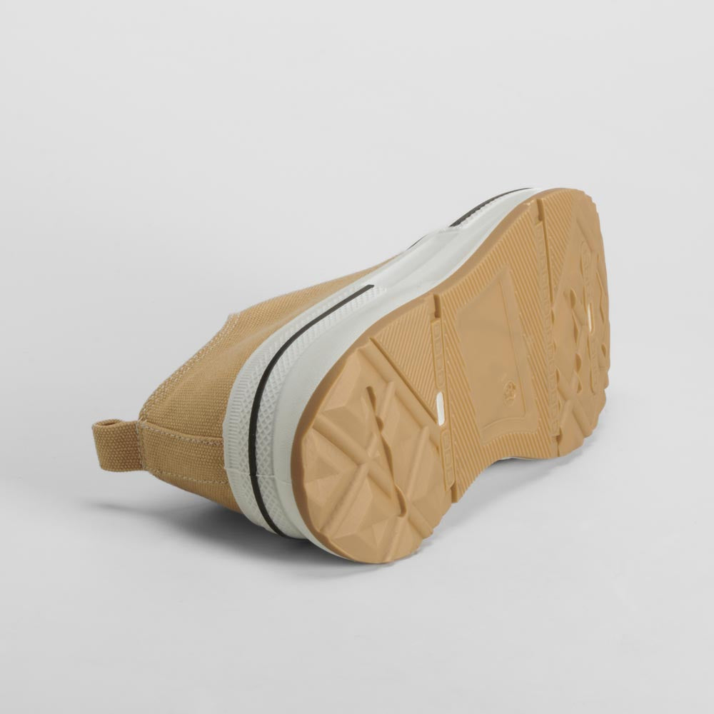 Zapatilla lona plataforma amarillo NYC