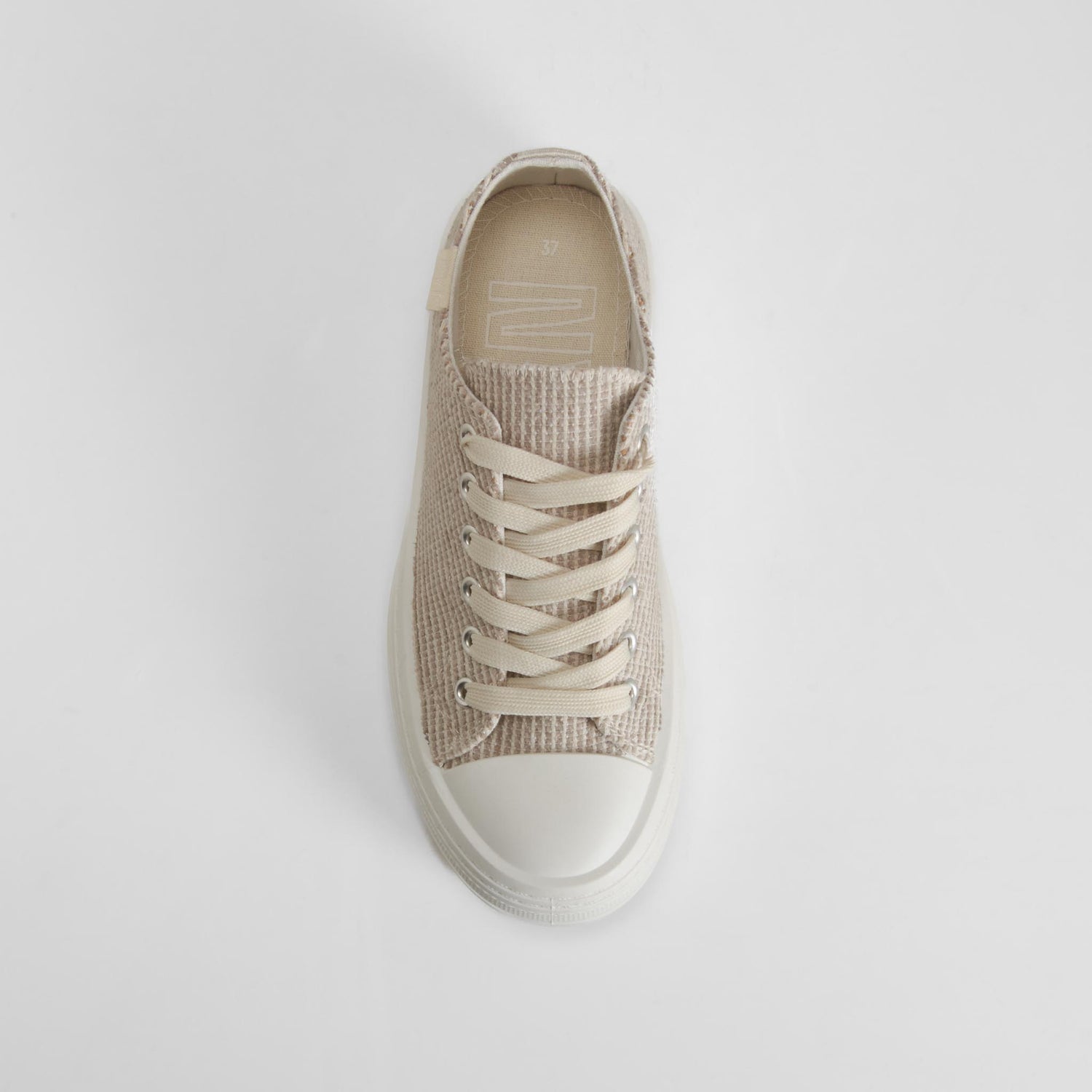 Zapatilla lona casual onda beige NYC