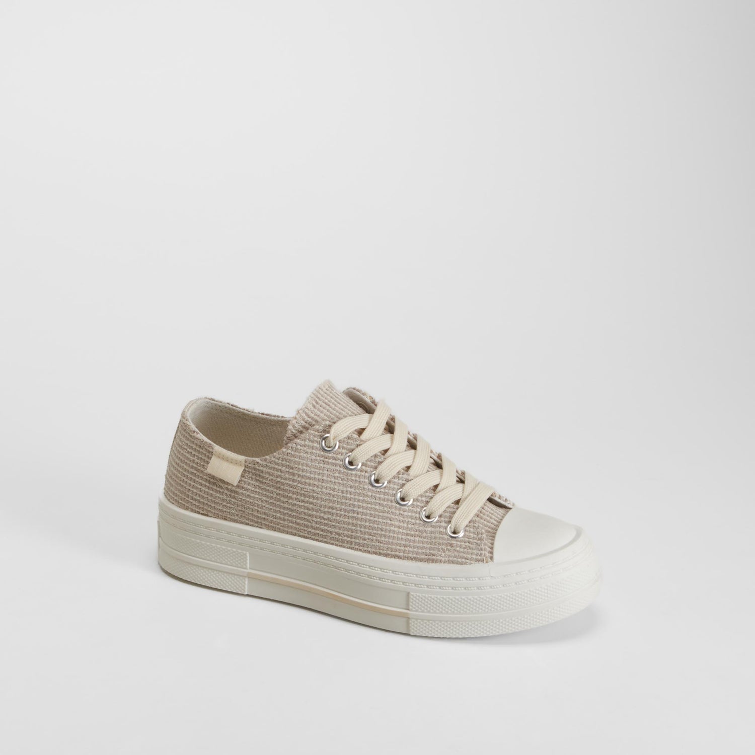 Zapatilla lona casual onda beige NYC