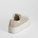 Zapatilla lona casual onda beige NYC