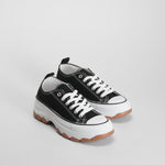 Zapatilla lona baja chunky negra NYC