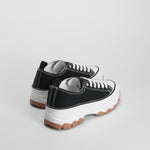 Zapatilla lona baja chunky negra NYC