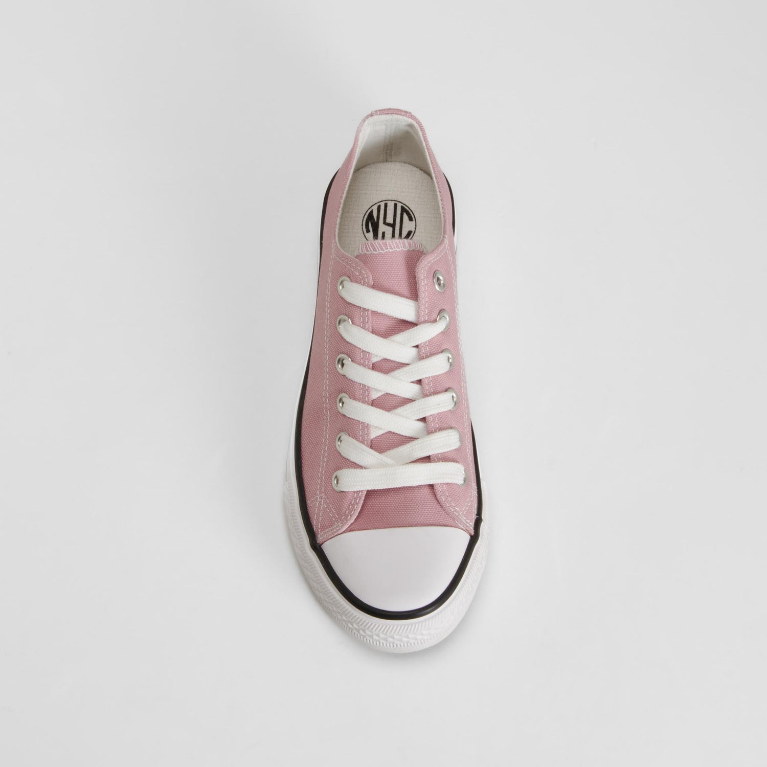 Zapatilla lona lisa rosa NYC
