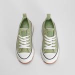 Zapatilla lona deportiva verde NYC