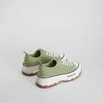Zapatilla lona deportiva verde NYC