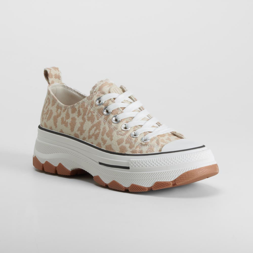 Zapatilla lona chunky animal print NYC