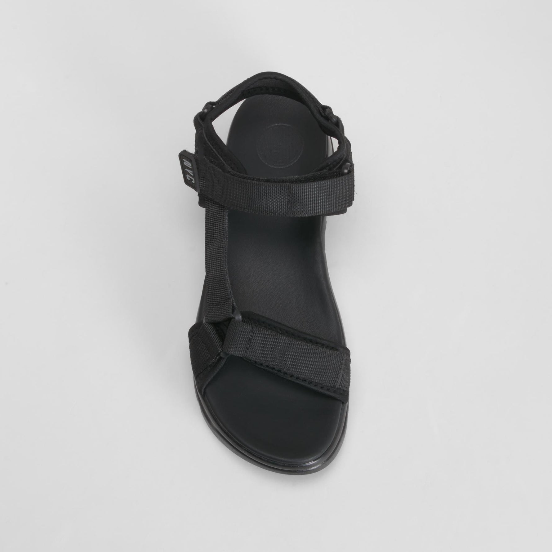 Sandalia velcros negra NYC