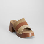 Sandalia chunky tacón multicolor NYC