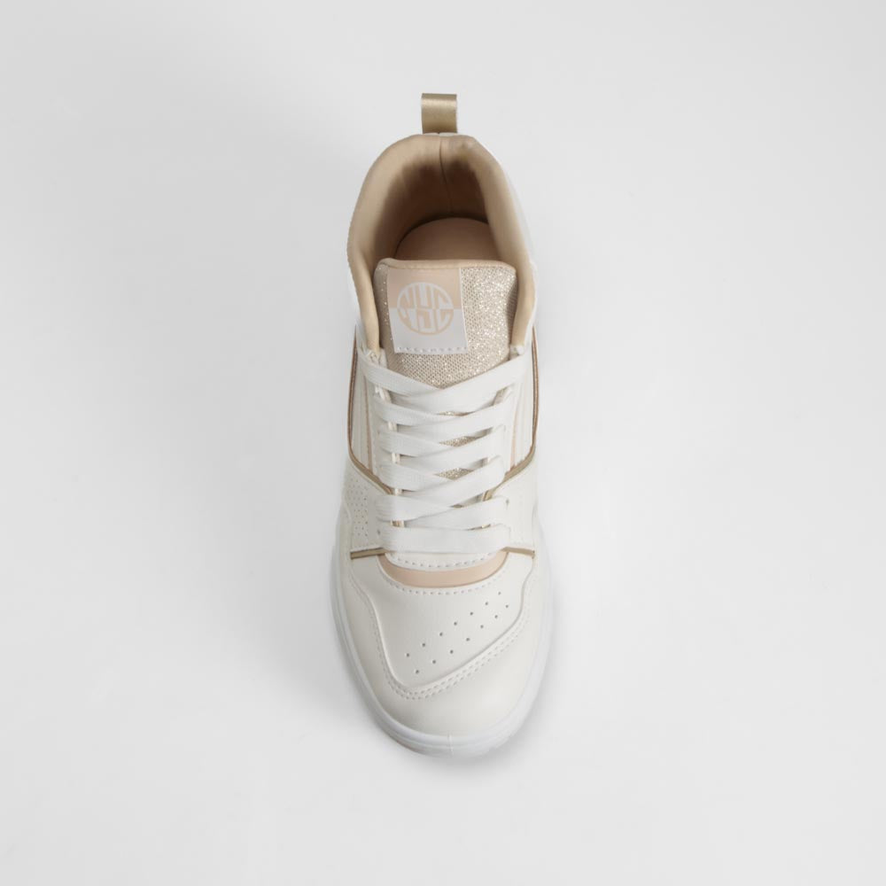 Zapatilla alta blanca NYC