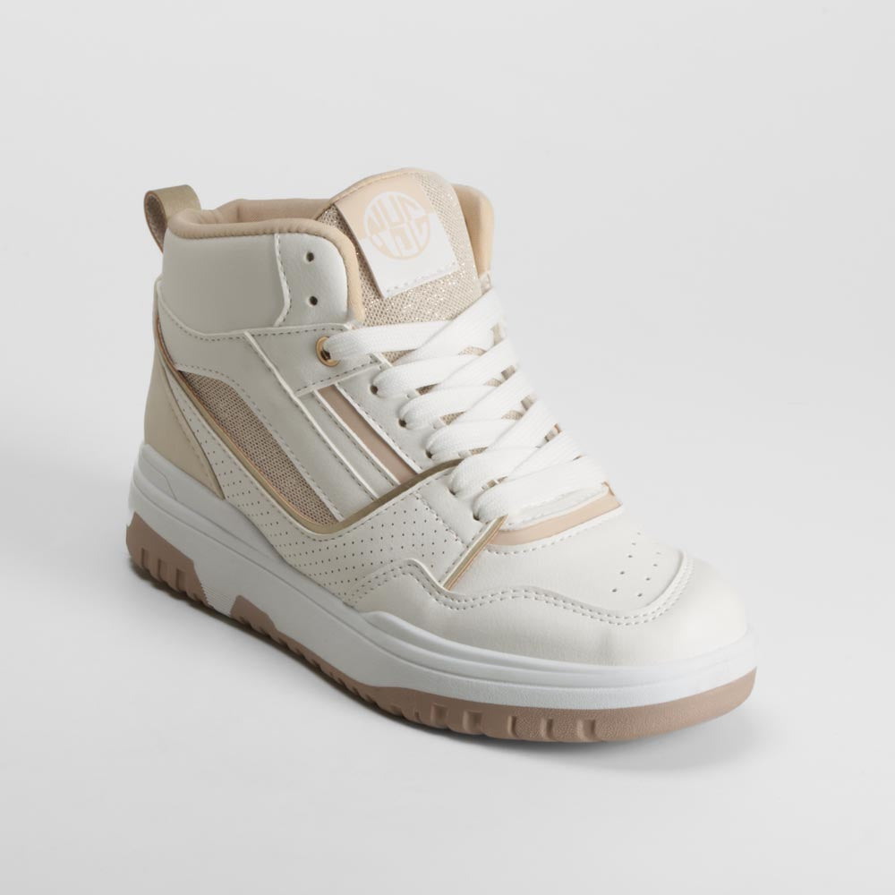 Zapatilla alta blanca NYC