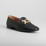 Mocasín negro elegante PICCOLA PIU