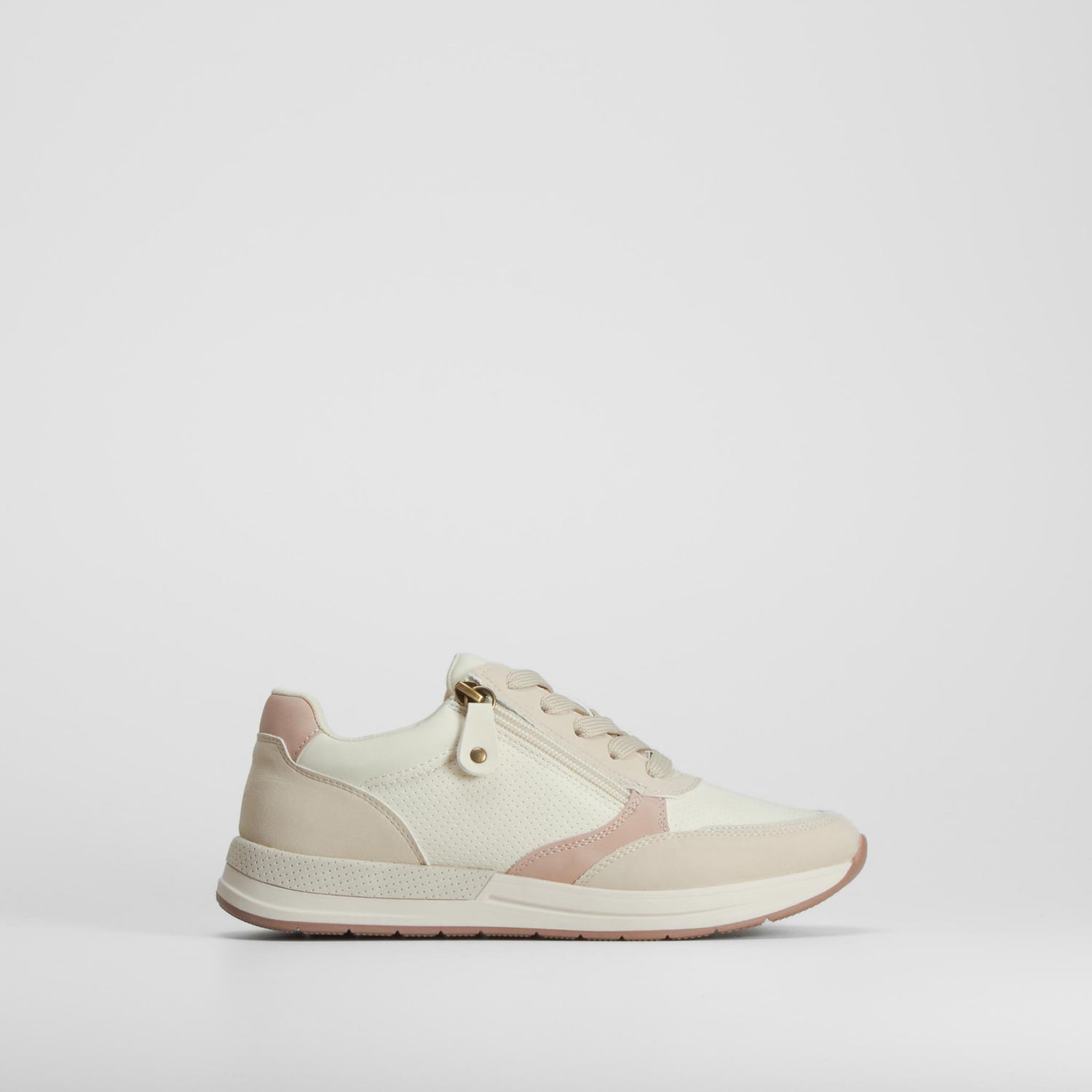 Zapatilla deportiva casual beige SENDA ROAD