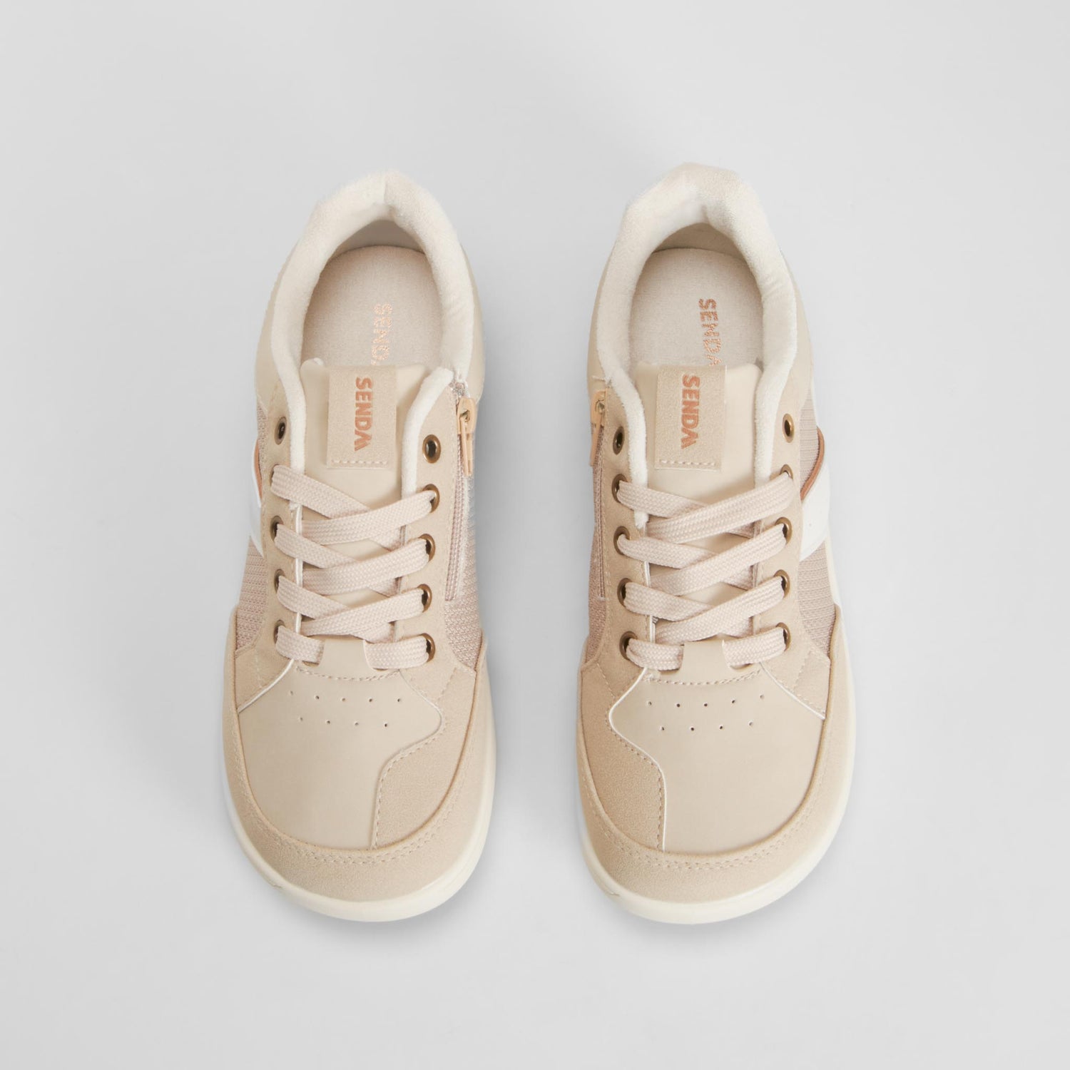 Zapatilla deportiva barefoot blanca SENDA ROAD