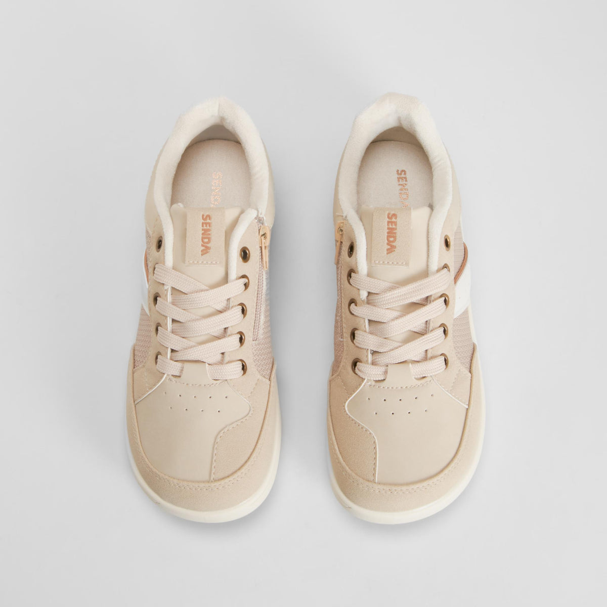 Zapatilla deportiva barefoot blanca SENDA ROAD
