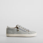 Zapatilla casual gris con cremallera SENDA ROAD