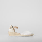 Sandalia cuña baja yute pulsera beige SENDA ROAD