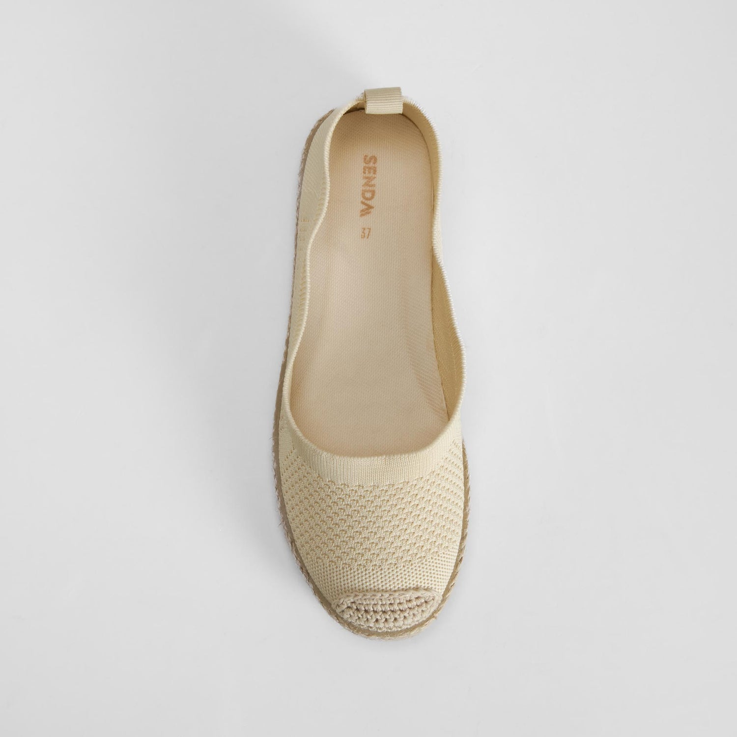 Bailarina de lona beige SENDA ROAD