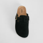 Zueco bio negro piel SENDA ROAD