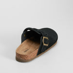 Zueco bio negro piel SENDA ROAD