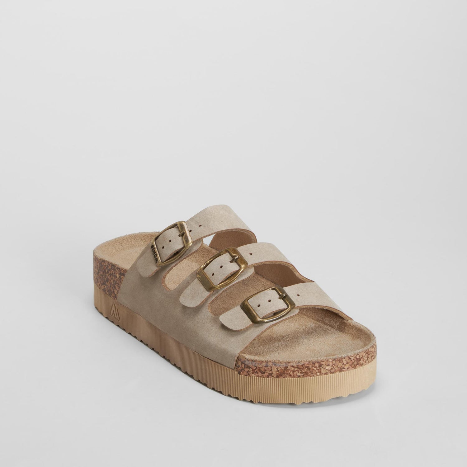 Sandalia bio tres hebillas blanca SENDA ROAD