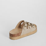 Sandalia bio tres hebillas blanca SENDA ROAD
