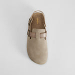 Zueco bio doble hebilla beige SENDA ROAD