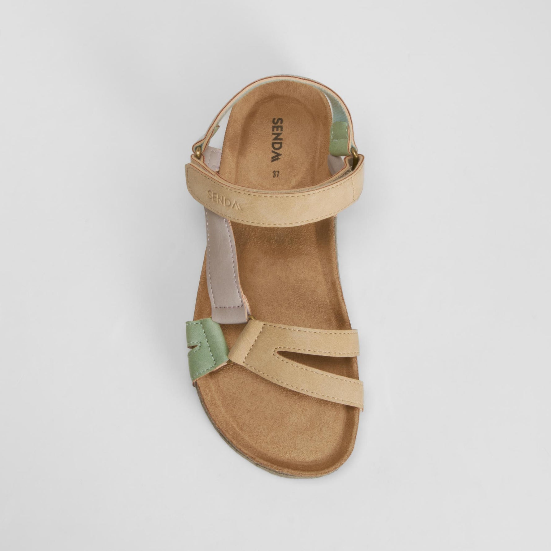 Sandalia bio velcro tiras multicolor SENDA ROAD