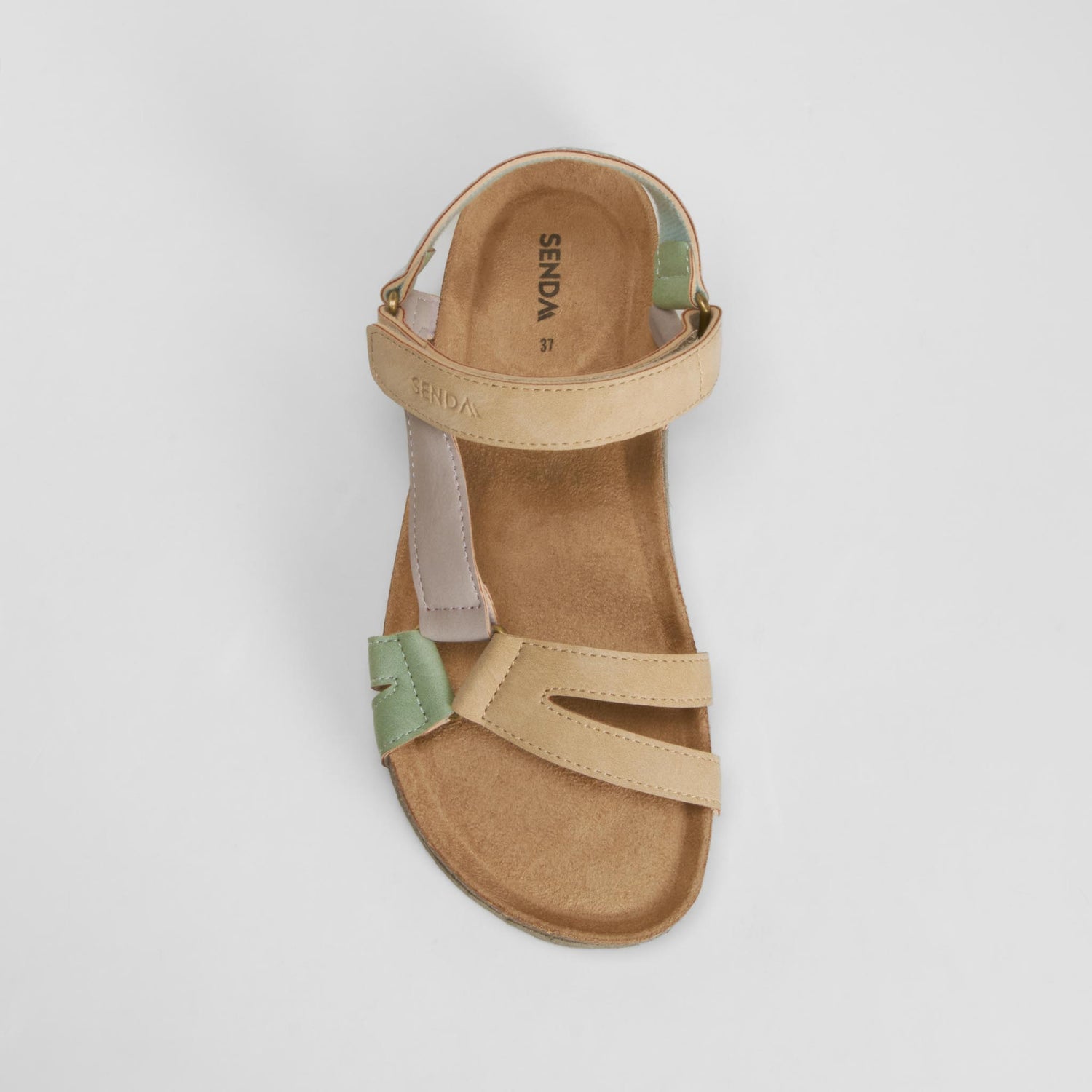 Sandalia bio velcro tiras multicolor SENDA ROAD