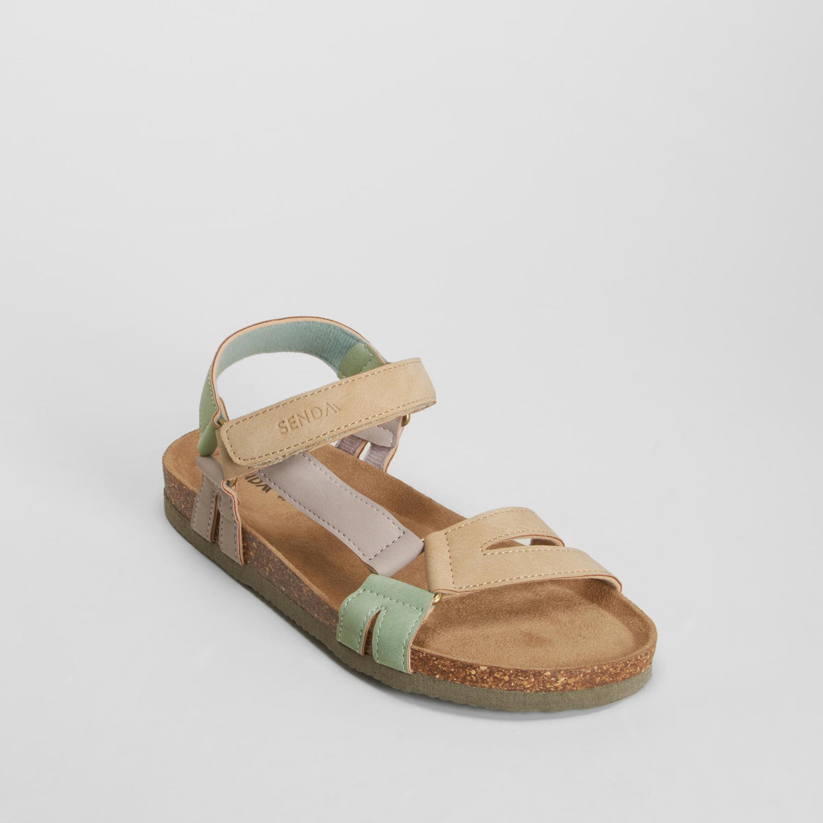 Sandalia bio velcro tiras multicolor SENDA ROAD