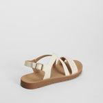 Sandalia hebilla lateral beige SENDA ROAD