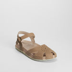 Sandalia plana beige SENDA ROAD