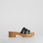 Sandalia tacón negra SENDA ROAD