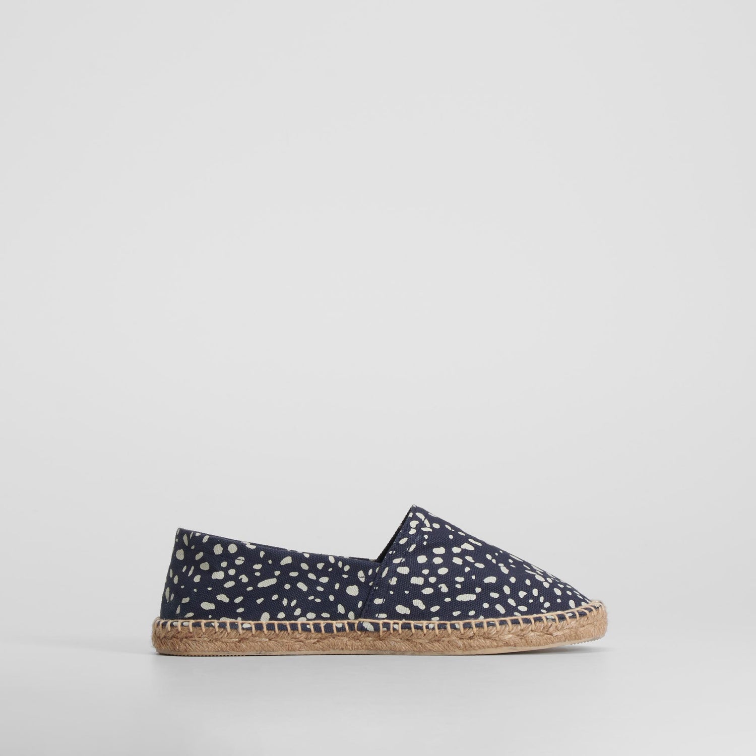 Alpargata yute estampada azul COCONUT