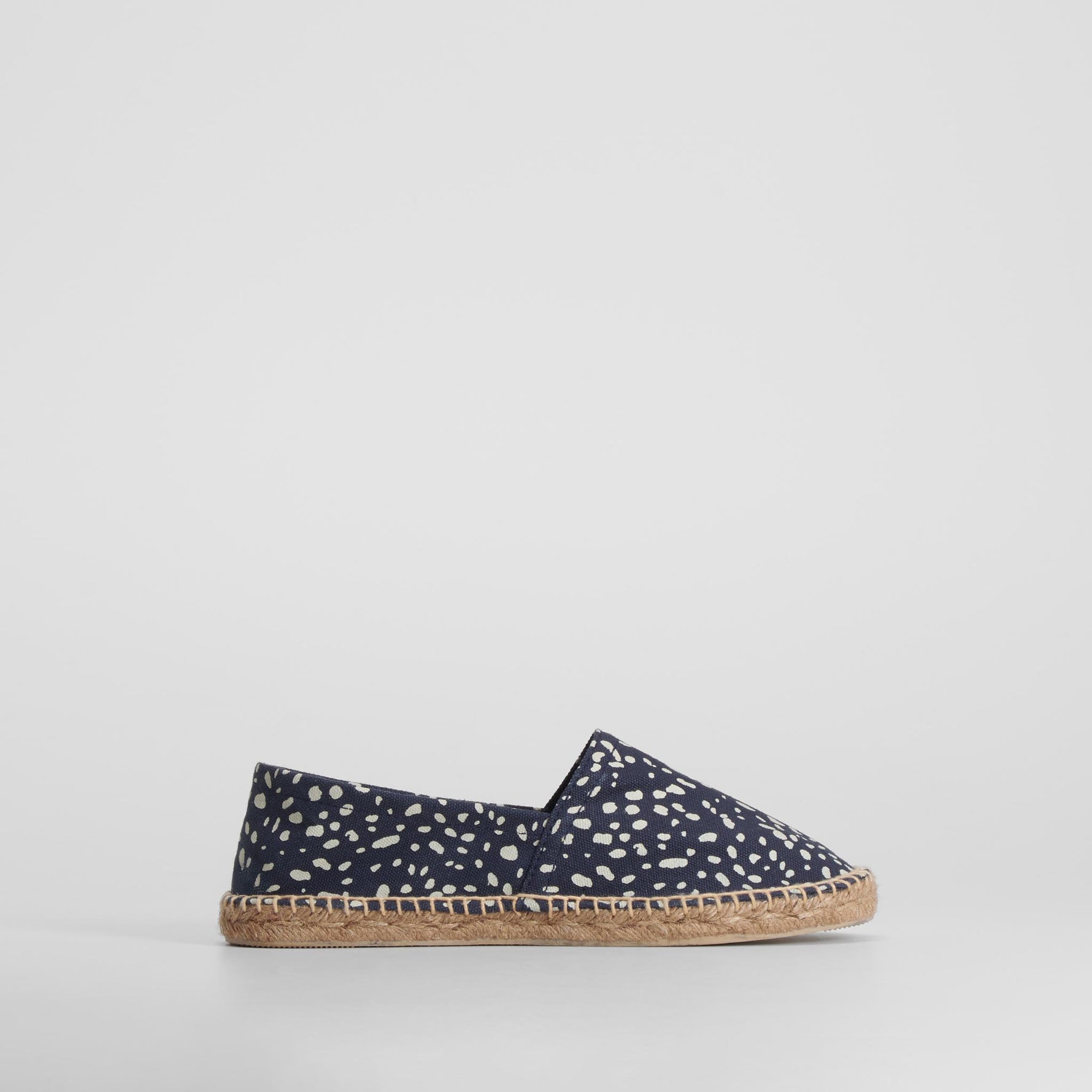 Alpargata yute estampada azul COCONUT