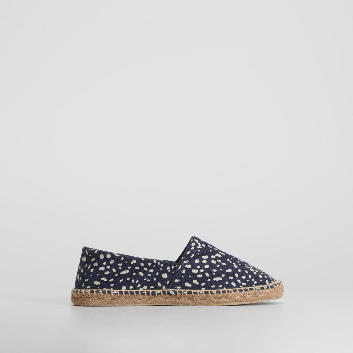 Alpargata yute estampada azul COCONUT