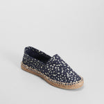 Alpargata yute estampada azul COCONUT