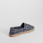 Alpargata yute estampada azul COCONUT